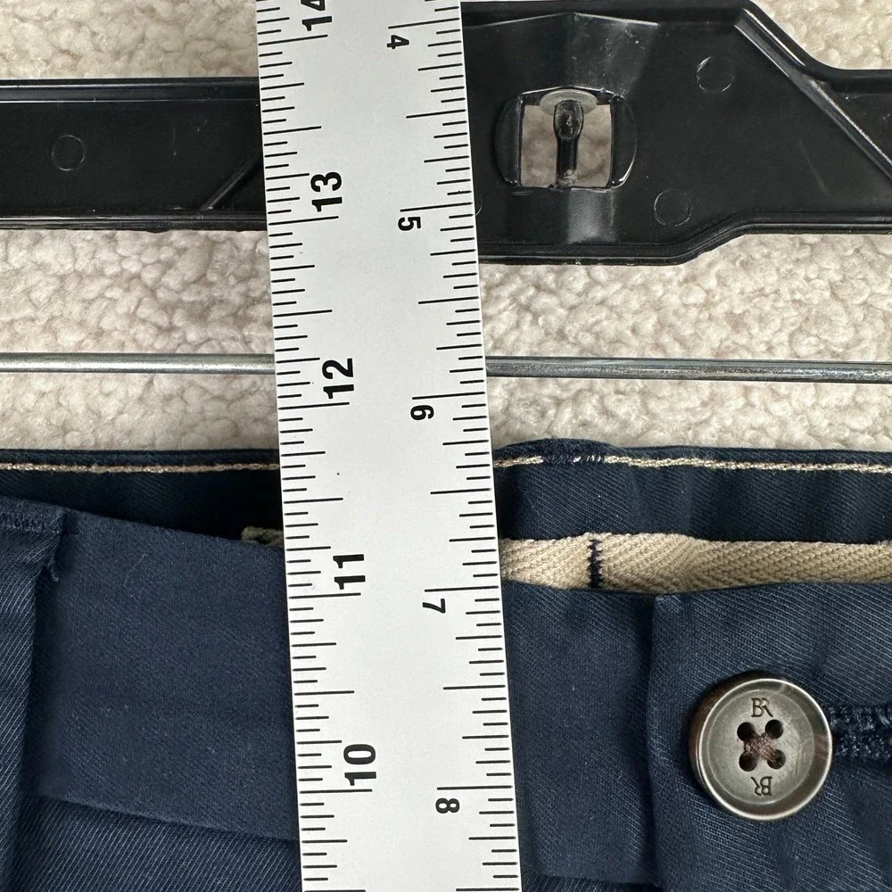 Banana Republic Lived-In Chino Pants Mens 30x30 Navy Athletic Fit Tapered New